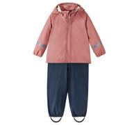 Reima Kids' Shell Rain Outfit Tihku Rose blush 116 cm