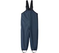 Reima - Lammikko Regenhose für Kinder Wasserdicht - Strapazierfähige Matschhose Jungen und Mädchen mit verstellbaren Hosenträgern, elastischen Beinabschlüssen und reflektierenden Details, Navy, 116