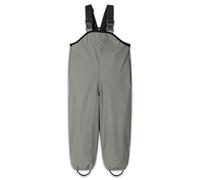 Reima - Lammikko Regenhose für Kinder Wasserdicht - Strapazierfähige Matschhose Jungen und Mädchen mit verstellbaren Hosenträgern, elastischen Beinabschlüssen - Greyish Green, 110