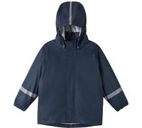 Reima Lampi Regenjacke Kinder Wasserdicht - Reißverschluss vorne Jacken für Jungen, Mädchen, Abnehmbare Kapuze, Reflektierende Details, Maschinenwaschbar