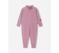 Reima Parvin Merino-wolloverall Kinder Kinder Wolloveralls - Grey Pink - 104