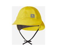 Reima - Rainy Regenhut für Kinder - wasserdichter Kinder Regenhut mit Ohrenschützern, Nackenschutz, verschweißten Nähten, leichtem Polyester, reflektierenden Details, maschinenwaschbar, Yellow, 056