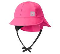Reima Kinder Regenhut Rainy, wasserdichte Kopfbedeckung mit Ohrenschützer und Reflektoren, Unisex Regenbekleidung für Mädchen und Jungen Candy pink 46