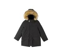 Reima ReimaTec Ajaton (5100360A-9990) Winterjacke für Kinder, schwarz, wasserdicht, mit Kapuze, warm, atmungsaktiv, abnehmbare Kapuze 128
