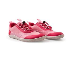 Reima Tallustelu Kinder Barfußschuhe - Leichte, minimalistische Barfußschuhe für Jungen und Mädchen - Breite Zehenkappe, Wasserabweisende Membran, Flexible 4-mm-Sohle - Sunset Pink, 28
