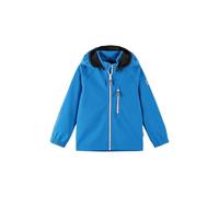 Reima - Vantti Softshelljacke für Kinder - Wasserdichte Übergangsjacke für Kinder, atmungsaktive Softshelljacke für Mädchen & Jungen mit abnehmbarer Kapuze, Cool blue, 122