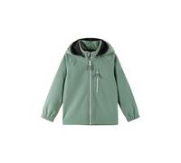 Reima - Vantti Softshelljacke für Kinder - Wasserdichte Übergangsjacke für Kinder, atmungsaktive Softshelljacke für Mädchen & Jungen mit abnehmbarer Kapuze, Stone Green, 104