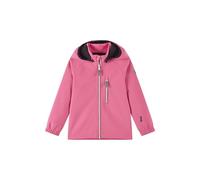 Reima - Vantti Softshelljacke für Kinder - Wasserdichte Übergangsjacke für Kinder, atmungsaktive Softshelljacke für Mädchen & Jungen mit abnehmbarer Kapuze, Soft coral, 140