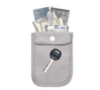 Reise-BH für Damen, versteckter Unterwäsche-Arm, kleine Aufbewahrungstasche, waschbar, Unterwäsche, Grau, 10,3 x 14,2 cm, Siehe Beschreibung