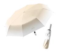 Reise Faltender Regenschirm Mit Farbverlauf für Damen und Kinder,Umbrella,Automatisches Öffnen und Schließen,UV-Schutz,8 Rippen,UPF50+,Leicht,Kompakt,Sonne und Regen, Kleine Handtasche