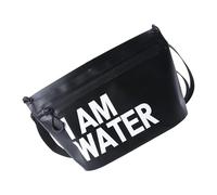 Reise-Handtasche mit Reißverschluss, wasserdicht, Ski-Drift-Tasche, tragbare PVC-Schwimmtasche für Rafting, Kajak, Fluss, Trekking, wasserdichte Trockentasche, Farbe: Schwarz, Einheitsgröße