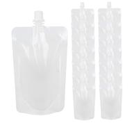 Reise-Kulturbehälter, Reisebeutel für Toilettenartikel, 15 Stück, 30 ml, transparente, Leere Behälter, nachfüllbare, auslaufsichere Flüssigkeitsbeutel für Shampoo, Lotion, Duschge