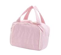 Reise-Make-up-Aufbewahrungstasche, staubdicht, Kosmetiktasche, Organizer, 31 x 14 x 20 cm, für Damen, Zuhause, rose, 1 Stück