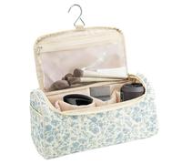 Reise-Make-up-Tasche - großer Pinselhalter, süße Tasche | Baumwollhaar-Kosmetiktasche für Pinsel, Glätteisen, Lockenwickler, Kosmetik, Schmuck, Badezimmer, Toilette, Road Trip, Fitnessstudio