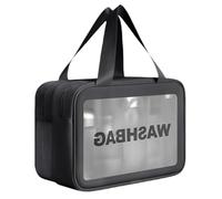 Reise Make Up Tasche Kosmetiktasche Großes Fassungsvermögen Hautpflege Aufbewahrung Transparente Toilettenartikel Für Frauen Und Mädchen Tragbare Make Up Toilettenartikel Reisekosmetik Tasche