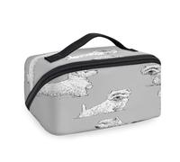 Reise-Make-up-Tasche mit Scottish Terrier, für Damen, Herren, Mädchen, Jungen, Hunde, Welpen, Kulturbeutel, tragbar, Kosmetik, Toilettenartikel, Organizer, Duschtasche