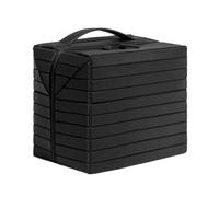 Reise-Make-up-Tasche, sichere Aufbewahrungslösung, 1 Stück, Fitness-Make-up-Organizer, kleine Kosmetiktasche, geräumiger Innenraum, für Familie, Freunde, Kollegen, Schwarz , Beziehen Sie sich auf die