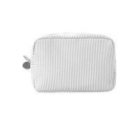 Reise-Make-up-Tasche, tragbare Kosmetiktasche, gestreift, Hautpflege-Organizer, kleine Reißverschlüsse, schöne Kulturbeutel, Münzbörse, Make-up, Kulturbeutel, schöne Münzbörse, tragbar, Kosmetik