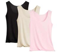 Reise Must Have Deals Des Tages 3er Pack Tank Top Damen Unterhemd Stretch Basic Tops Unterwäsche Hemden Enges Leicht Tanktop Sport Unterhemden Mädchen Bestellungen 2025