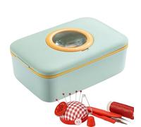 Reise-Nähset für Erwachsene, Nadelfaden-Bastelwerkzeug mit Lupe - Näh-Reparatur-Set mit Etui - für Geschäftsreisen, Wohnheim, Wochenende, Ausflüge, tägliches Pendeln, Urlaub, Hotel