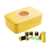 Reise-Nähset - Garn-Bastelset mit Lupe - Nähset mit Etui, für Geschäftsreisen, Outdoor-Abenteuer, Wohnheim, Wochenendausflüge, tägliches Pendeln, Urlaub