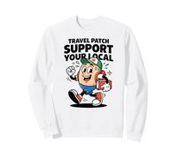 Reise-Patch Support Your Local Nurse Maskottchen Sweatshirt