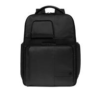 Reise-Rucksack mit 17,3" Laptop-Fach Piquadro Wollem, schwarz - Farb-Varianten: Schwarz