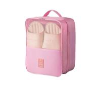 Reise-Schuhtasche, wasserdicht, staubdicht, Sneaker, Hausschuhe, Zubehörtasche, Organizer, hochwertige Sortierung, A7O1, tragbarer Schuh, multifunktional, rose, Einheitsgröße