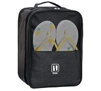 Reise Schuhtasche, wasserdichte Schuhtasche hält 3-Paar Schuhe für Reise tragbare Schuhe Tasche und täglichen Gebrauch Aufbewahrungstasche mit Griff (schwarz, L)