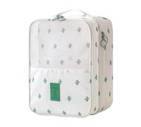 Reise Schuhtasche,Wasserdichter Staubabweisende Schuhe Organizer mit Transparentes Fenster,Portable Travel Shoe Bags für Kofferorganizer,Fußball Golf Sportzubehörtaschen,Reisezubehör (weiß)