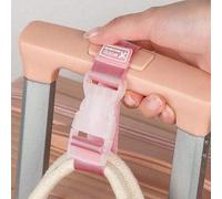 Reisegepäck Schnallengurt, tragbarer Reise-Hänge-Gurt, Anti-Verlust-Clip-Gurt, Gepäck-Befestigungsgurt, einstellbarer Gepäck-Sicherheitsgurt mit Schne