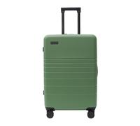 Reisekoffer Mittelgroß ABS Grün 65x41x27 cm 60L - Eternitive E2 | TSA-Schloss 4 Doppelrollen Hartschale