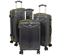 Reisekoffer Set 3tlg Trolley Hartschale Daytona anthrazit Polycarbonat