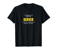 Reisender Ich Liebe Denver Tourist wirklich T-Shirt
