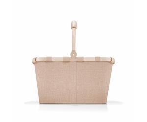 Reisenthel Accessoires GmbH & Co. KG reisenthel carrybag, Einkaufskorb, Korb, Picknickkorb, Tragetasche, Polyestergewebe, Frame Twist Coffee, 22 L, BK6043 - Polyester BK6043