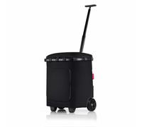 Reisenthel Accessoires GmbH & Co. KG reisenthel carrycruiser plus, Einkaufstrolley mit Thermofach, Einkaufskorb, aus recyceltem PET, Frame Black, 46 L, OF7040 - schwarz Polyester OF7040
