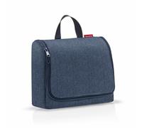 toiletbag XL herringbone dark blue - herringbone dark blue Blau