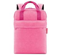 reisenthel allday backpack M iso twist rose - vielseitiger Tages-Rucksack, Hangepäck, für Arbeitsweg, Shoppingtour oder City-Trip