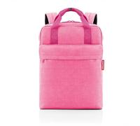 reisenthel allday backpack M iso twist rose - vielseitiger Tages-Rucksack, Hangepäck, für Arbeitsweg, Shoppingtour oder City-Trip