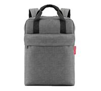 allday backpack M iso twist silver - vielseitiger Tages-Rucksack, Hangepäck, für Arbeitsweg, Shoppingtour oder City-Trip