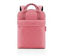 reisenthel allday backpack M - vielseitiger Rucksack für Alltag, Reisen, Einkaufen oder Arbeit - wasserabweisend, Handgepäck zugelassen, Couleur:twist berry