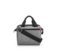 reisenthel allrounder cross in Twist Silber - Kleine Crossbody Bag mit abnehmbarem und verstellbarem Schultergurt - Aus wasserabweisendem Material