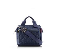 reisenthel allrounder cross rhombus midnight gold - Kleine Crossbody Bag mit abnehmbarem und verstellbarem Schultergurt - Aus wasserabweisendem Material