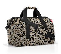 Reisenthel Reisetasche Allrounder L baroque marble, Braun, Schwarz, Kunststoff, Textil, 48x39.5x29 cm, gepolsterter Boden, Innensteckfächer, Tragehenkel, verstellbarer Schultergurt, Schultergurt, Frei