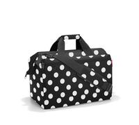 reisenthel Allrounder L Pocket in dots White - Vielseitige Doktortasche für Reise, Arbeit und Freizeit - Mit praktischer Trolley-Aufsteckfunktion