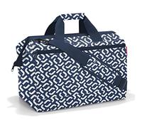 reisenthel Allrounder L Pocket in Signature Schwarz - Vielseitige Doktortasche für Reise, Arbeit und Freizeit - Mit praktischer Trolley-Aufsteckfunktion