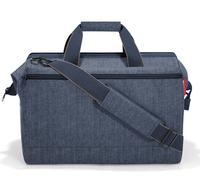 reisenthel reisetasche Hebammenkoffer mit Halterung für einen Trolley - geräumig und stabil - wählen Sie Ihre Farbe - herringbone dark blue L dunkelblau