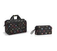 reisenthel Allrounder L Pocket Vielseitige Doktortasche für Reise, Arbeit und Freizeit Mit praktischer Trolley-Aufsteckfunktion, Farbe:dots & travelcosmetic 26 x 18 x 13,5 cm 4 Liter dots