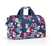 reisenthel Allrounder L Vielfältige Doktortasche zum Reisen, für die Arbeit oder Freizeit Mit funktional-stylischem Design, Couleur:Florist Indigo