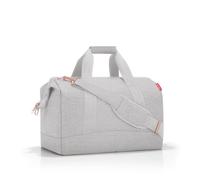 Reisenthel Reisetasche Allrounder L twist sky rose, Grau, Roségold, Kunststoff, Textil, 48x39.5x29 cm, gepolsterter Boden, Innensteckfächer, Tragehenkel, verstellbarer Schultergurt, Schultergurt, Frei